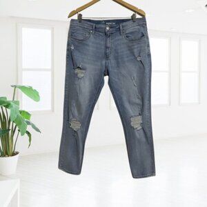 Original Use Slim Tapered Distressed Jeans | Size 34W x 30L | Stylish Denim
